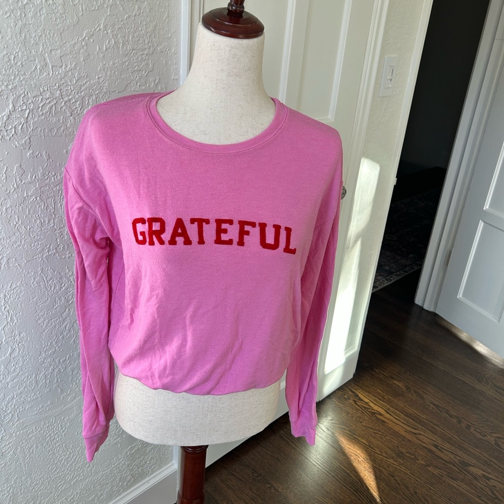 Hot Pink Grateful Sweatshirt